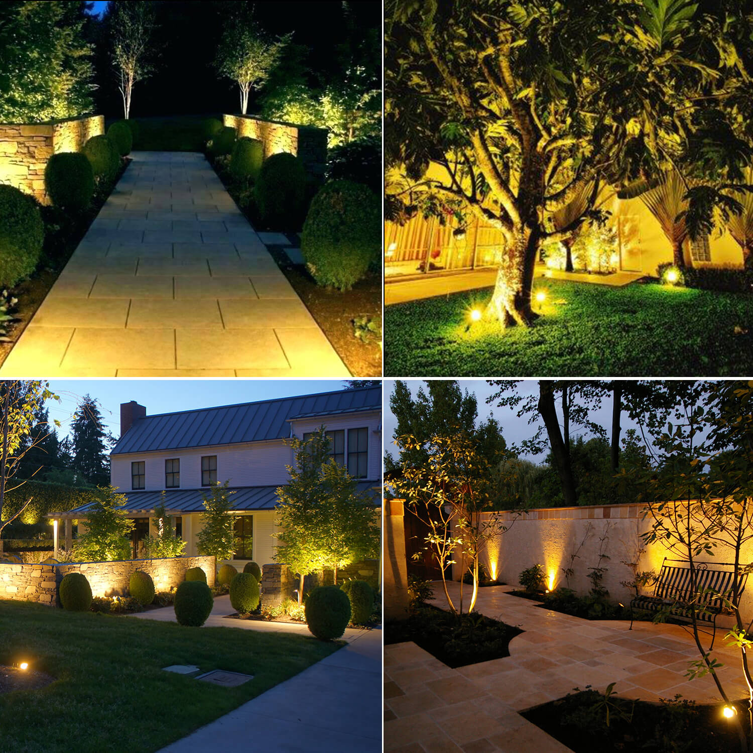Spotlights for backyard hotsell