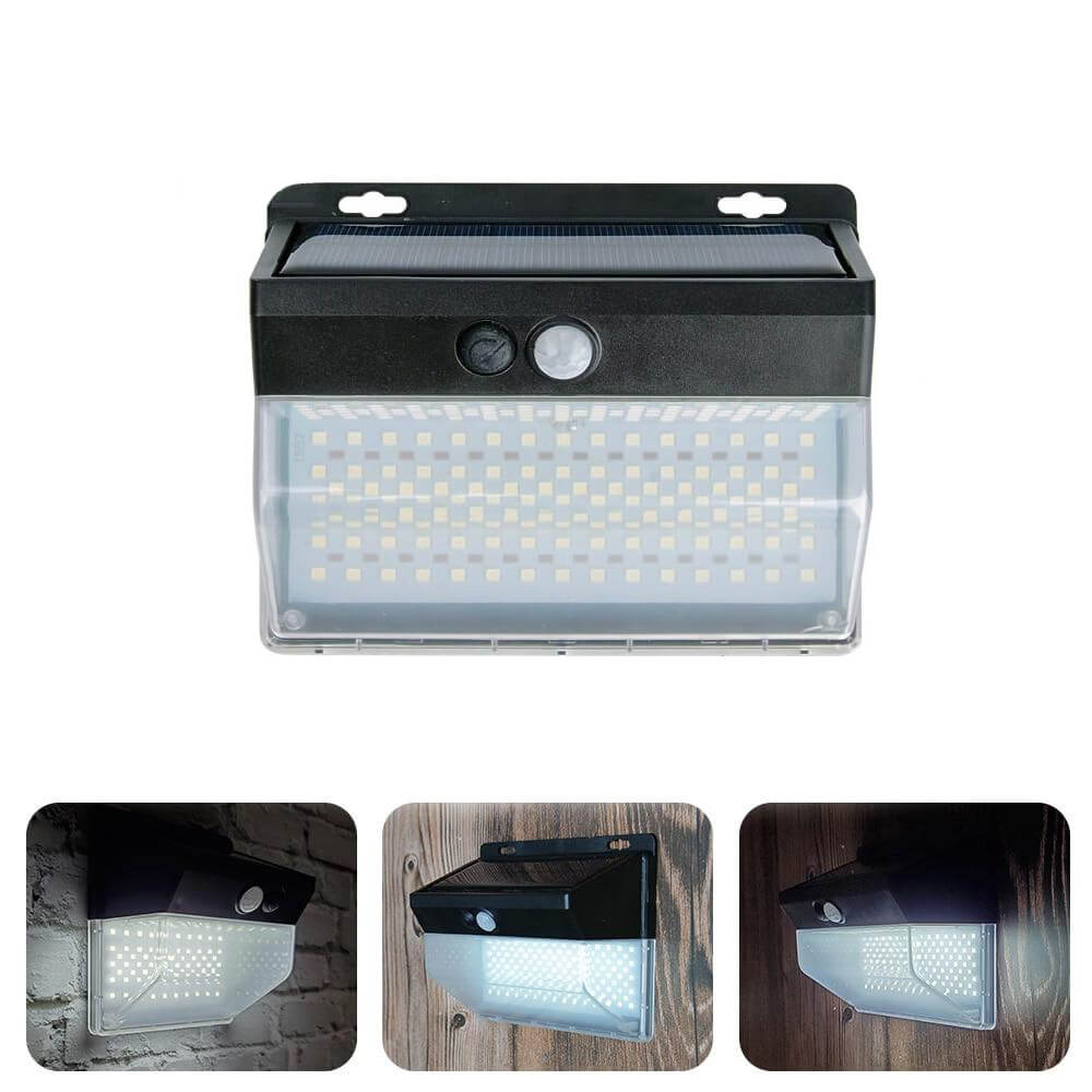 262 LEDs Solar wall lamp display effect