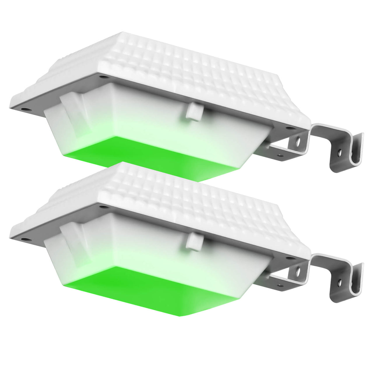 Green Solar Gutter Fence Lights
