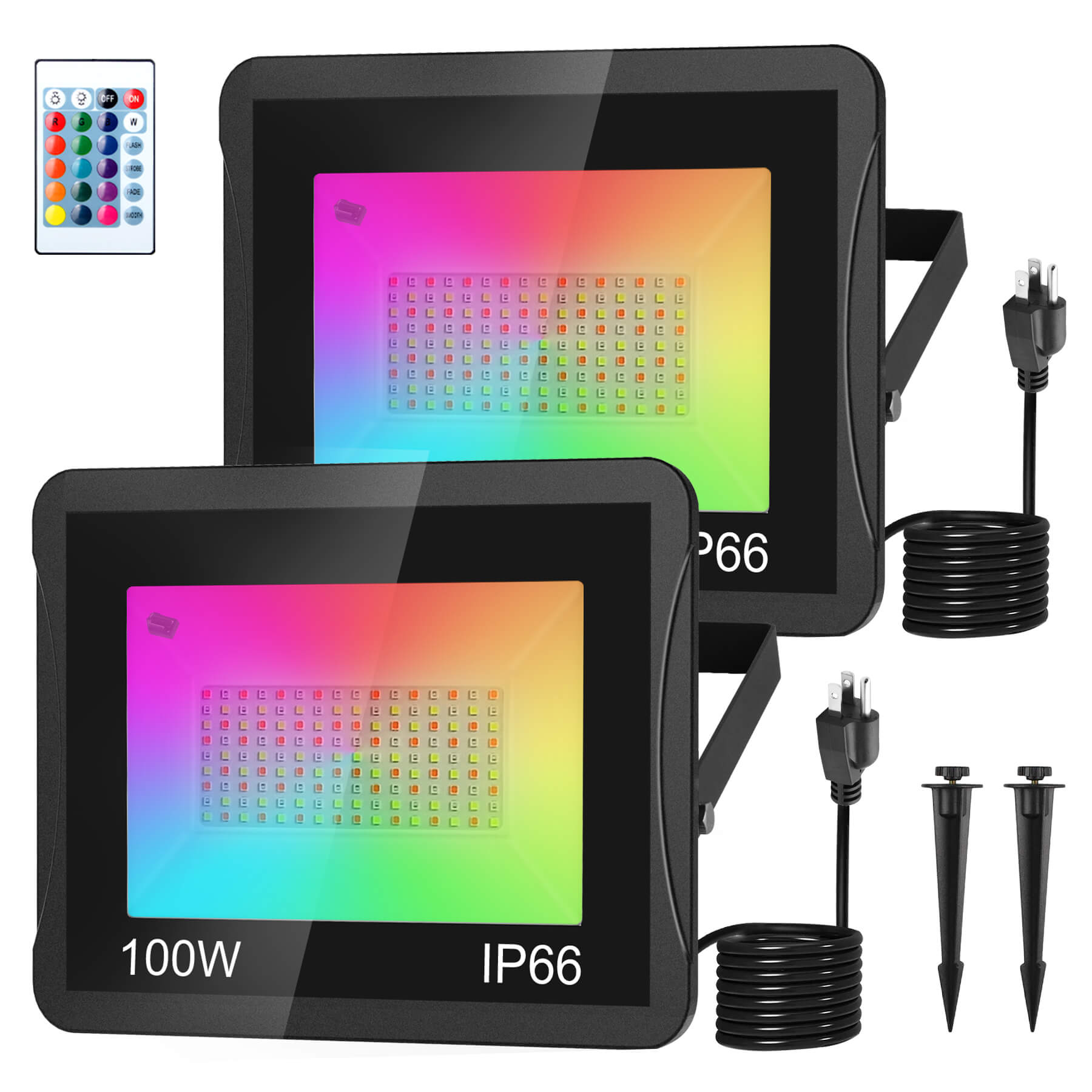 100 watt rgb led flood light new arrivals