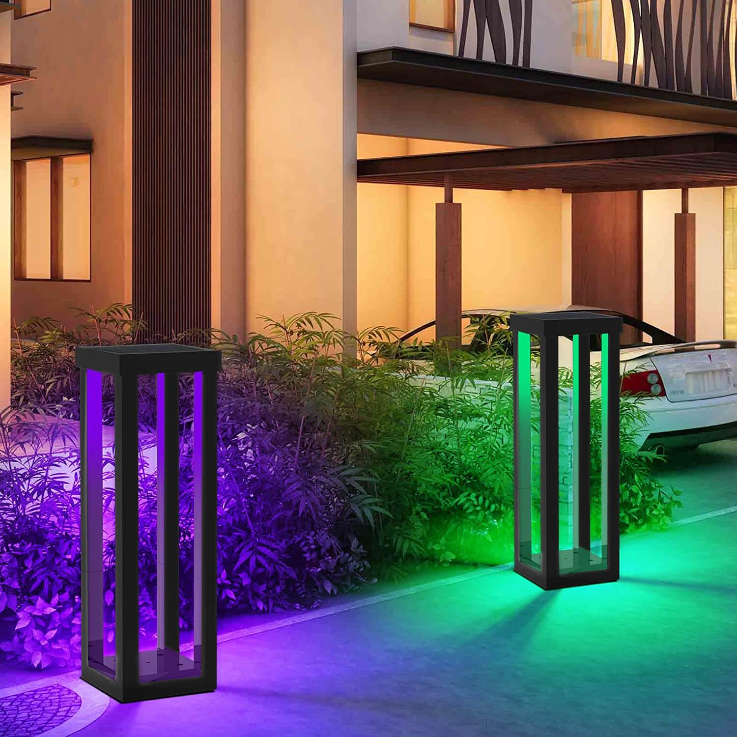 Rgb color changing floor lamp best sale