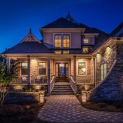 Solar wall lights warm white