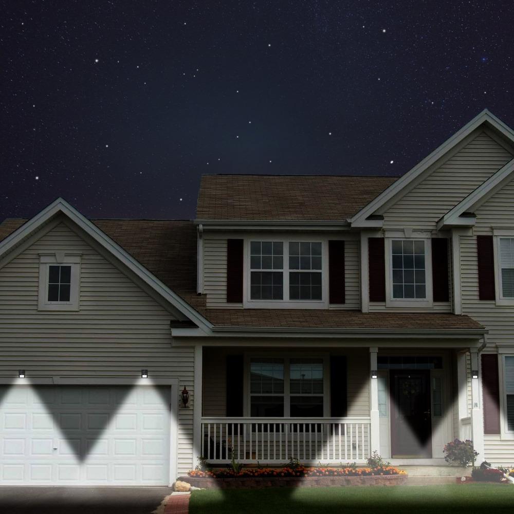 Solar wall lights for front yard