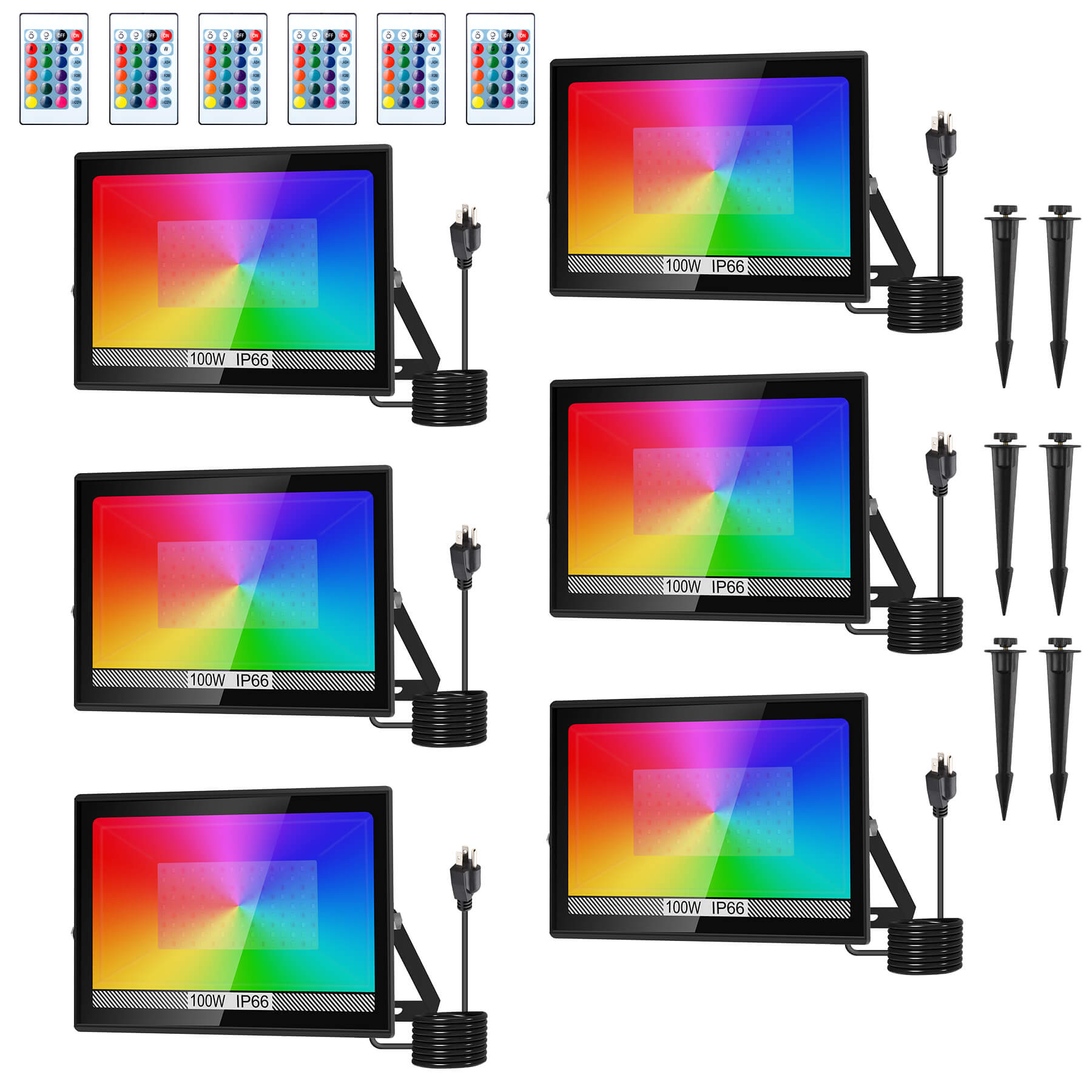 100w rgb led top