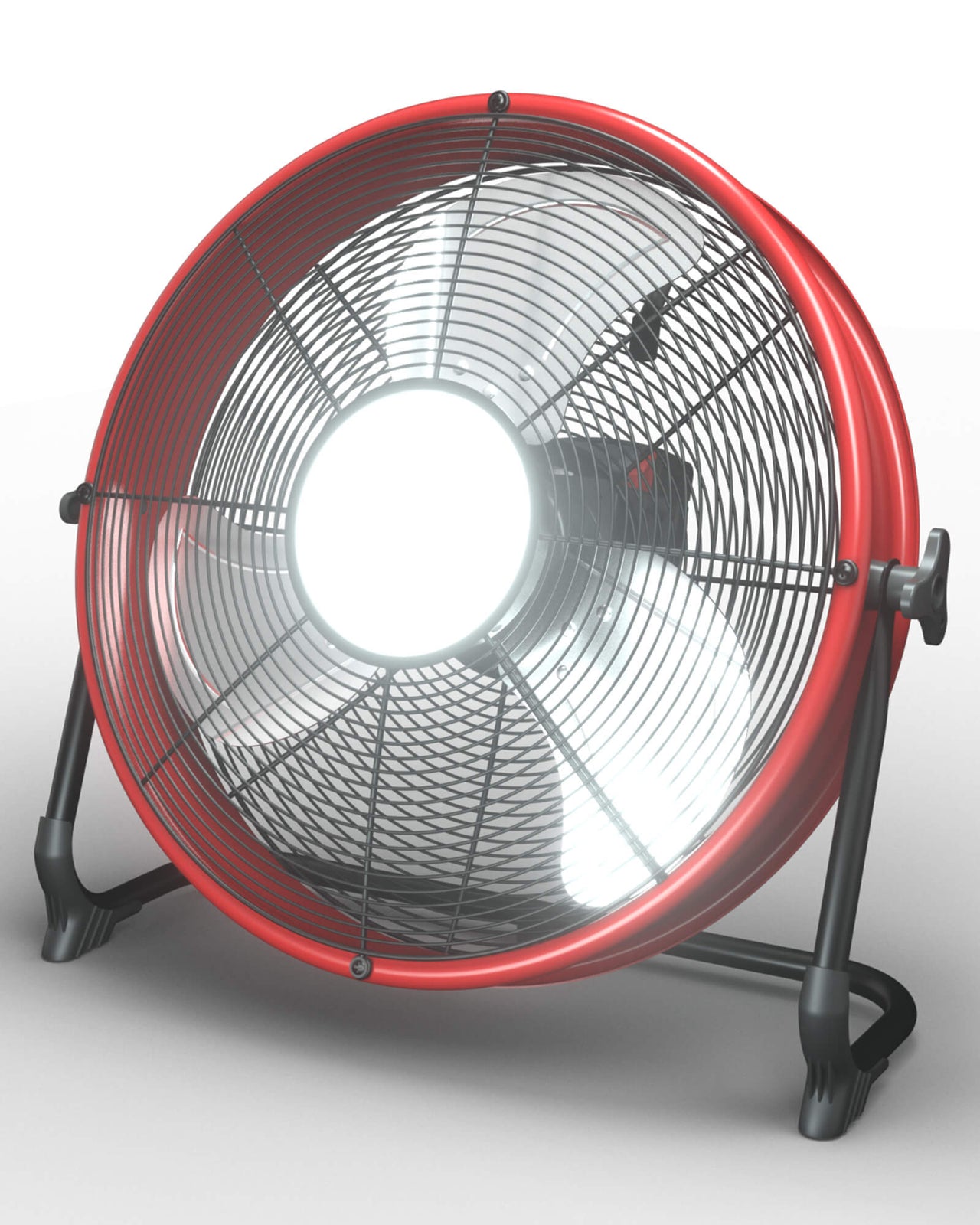 16" Battery Power Floor Fan Compatible with Milwaukee Battery