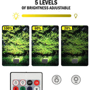 5 levels of brightness adjustable