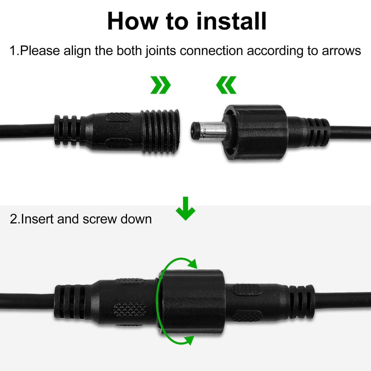 Solar Spotlights Extension Cable Waterproof 5M - 2 Core