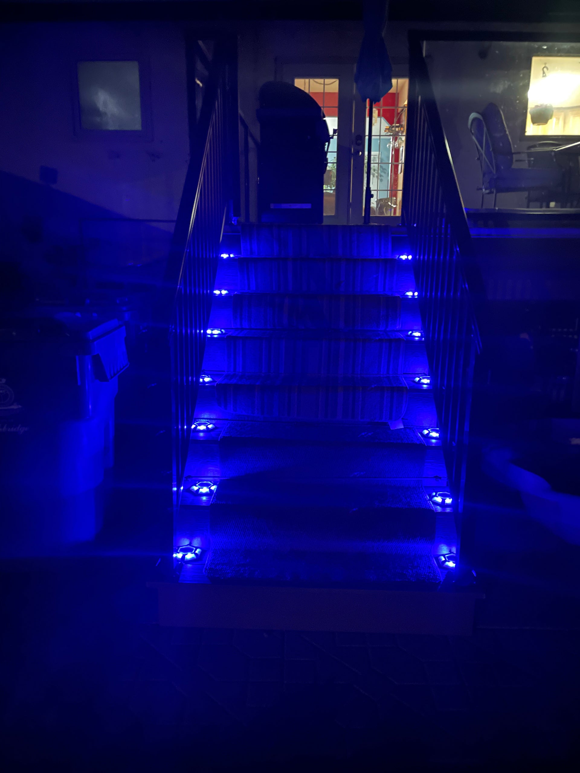 TSUN Blue Solar Deck Lights For Stairs