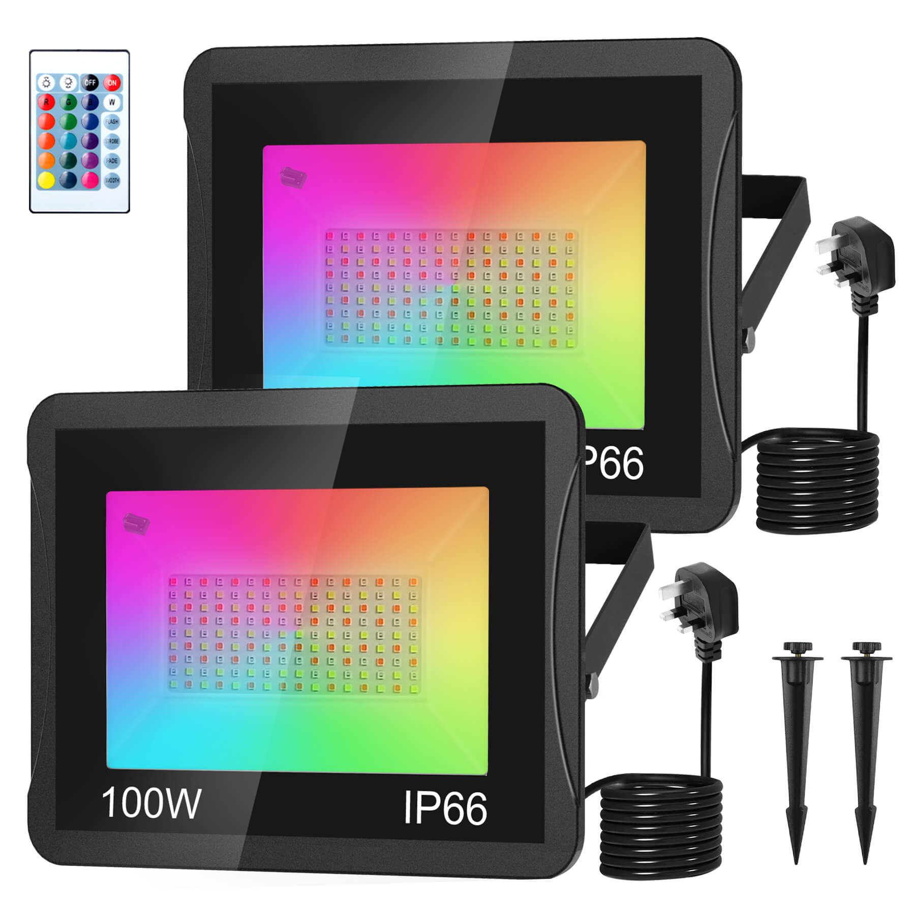 Color Changing Led Cod 100W Color Changing Flood Light Outdoor LED RGB Spot Lights - TSUN