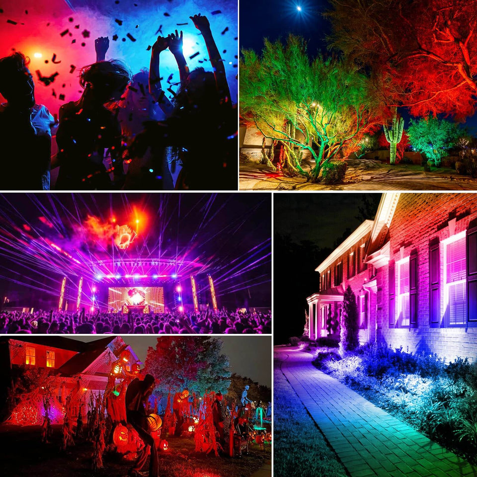 50 Watt Color Changing LED Flood Lights RGB Festival Lights |TSUN Lighting