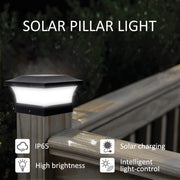 High brightness solar Pillar Light