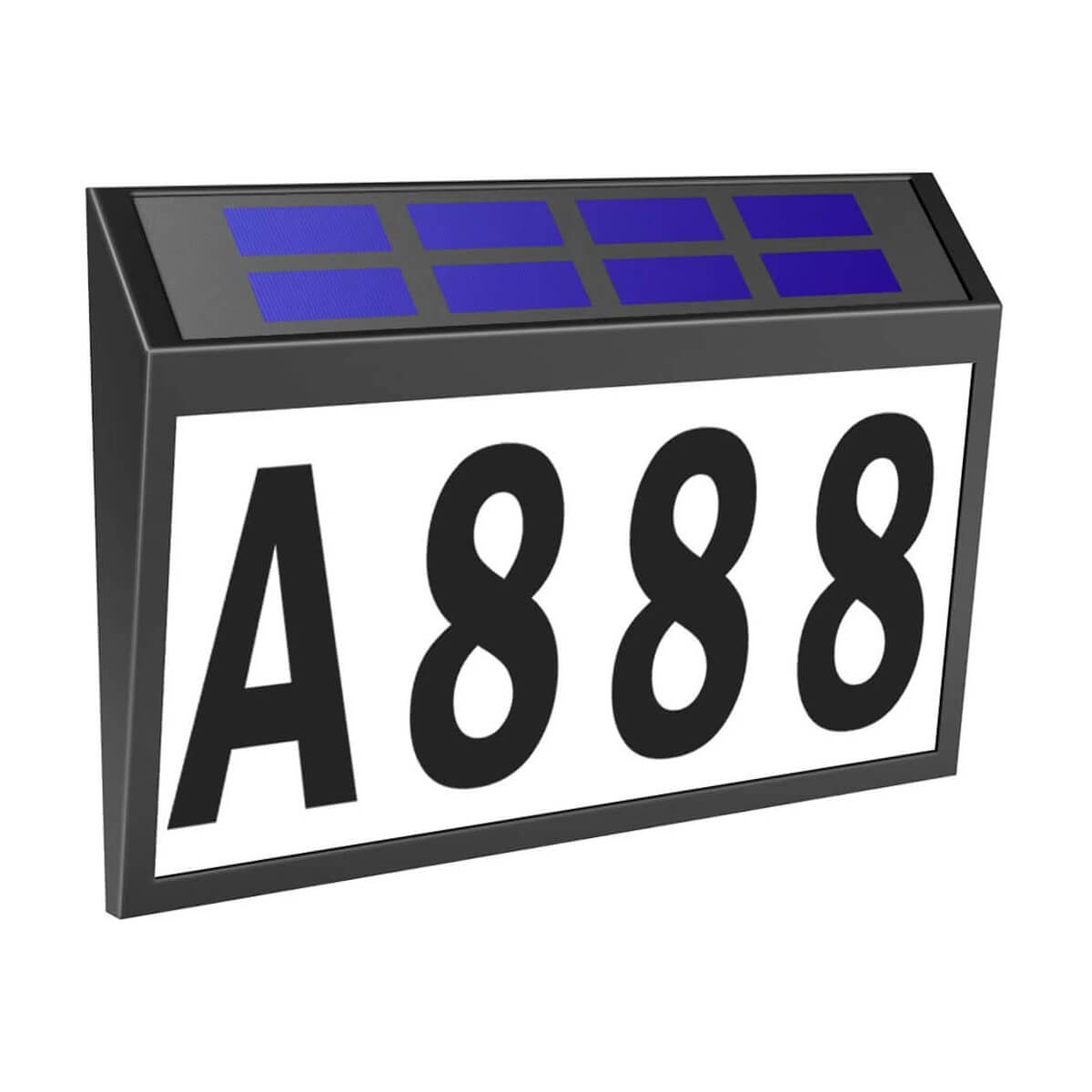Solar House Number Light | Home Plaque Address Sign Light