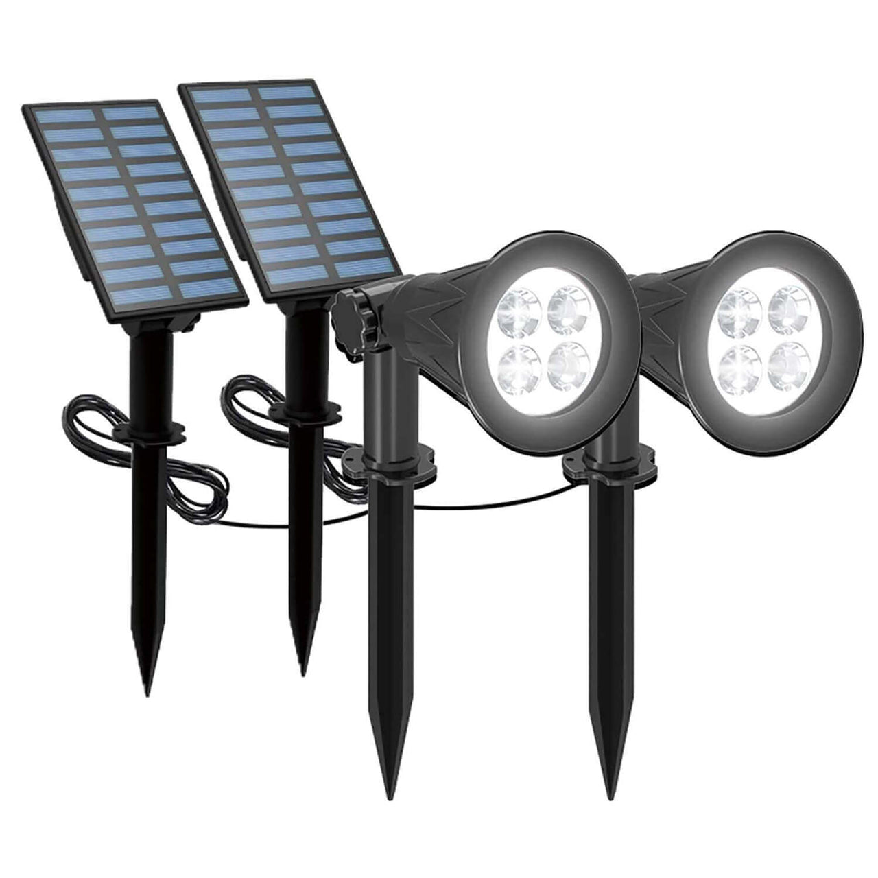 Solar Spotlight with Separate Solar Panel