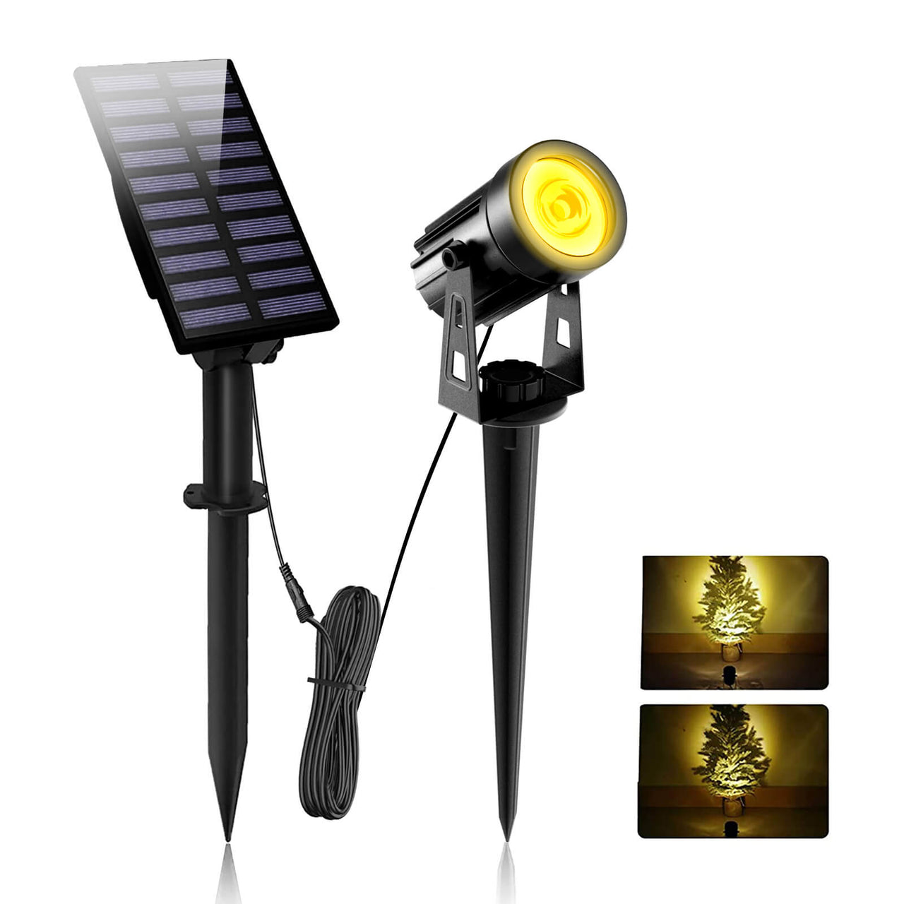 TSUN Solar Spotlights Outdoor Garden Lights