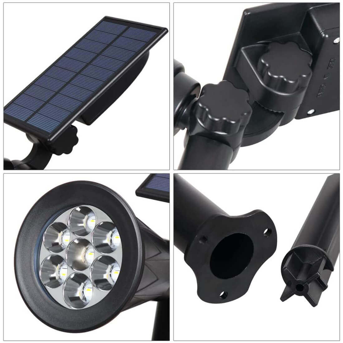 Outdoor RGB Solar Spot Lights for Festival | Multicolor Pathway Lights