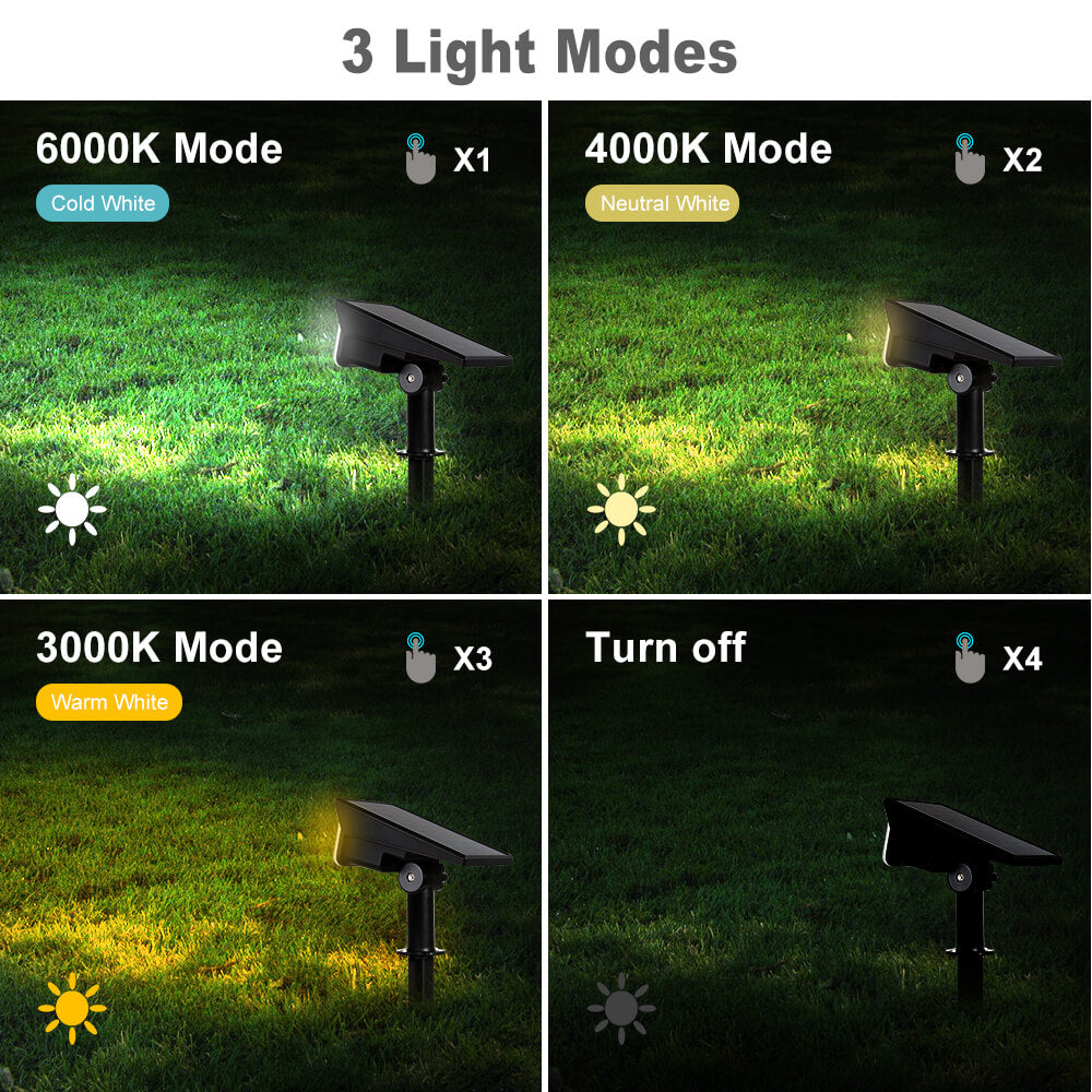 T-SUN solar spotlight 3 light modes