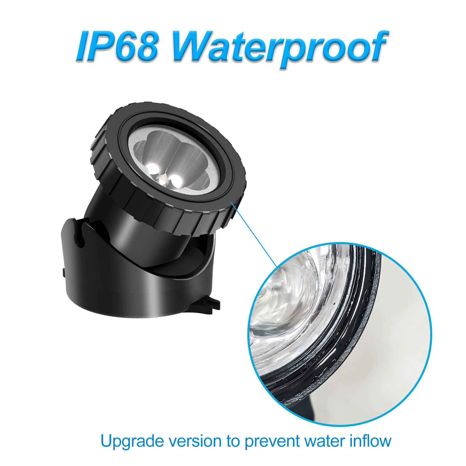 TSUN Waterproof Solar Pond Light | Garden Fountain Pool Lamp