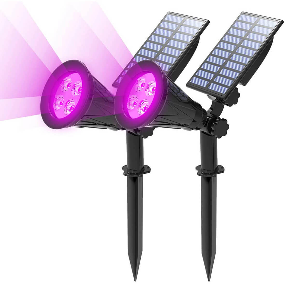 TSUN-purple-4-leds-Outdoor-Solar-Spot-Lights-2-pack