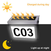 Charging during day, light up at night