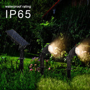 IP65 Waterproof Rating Solar Garden Spotlight