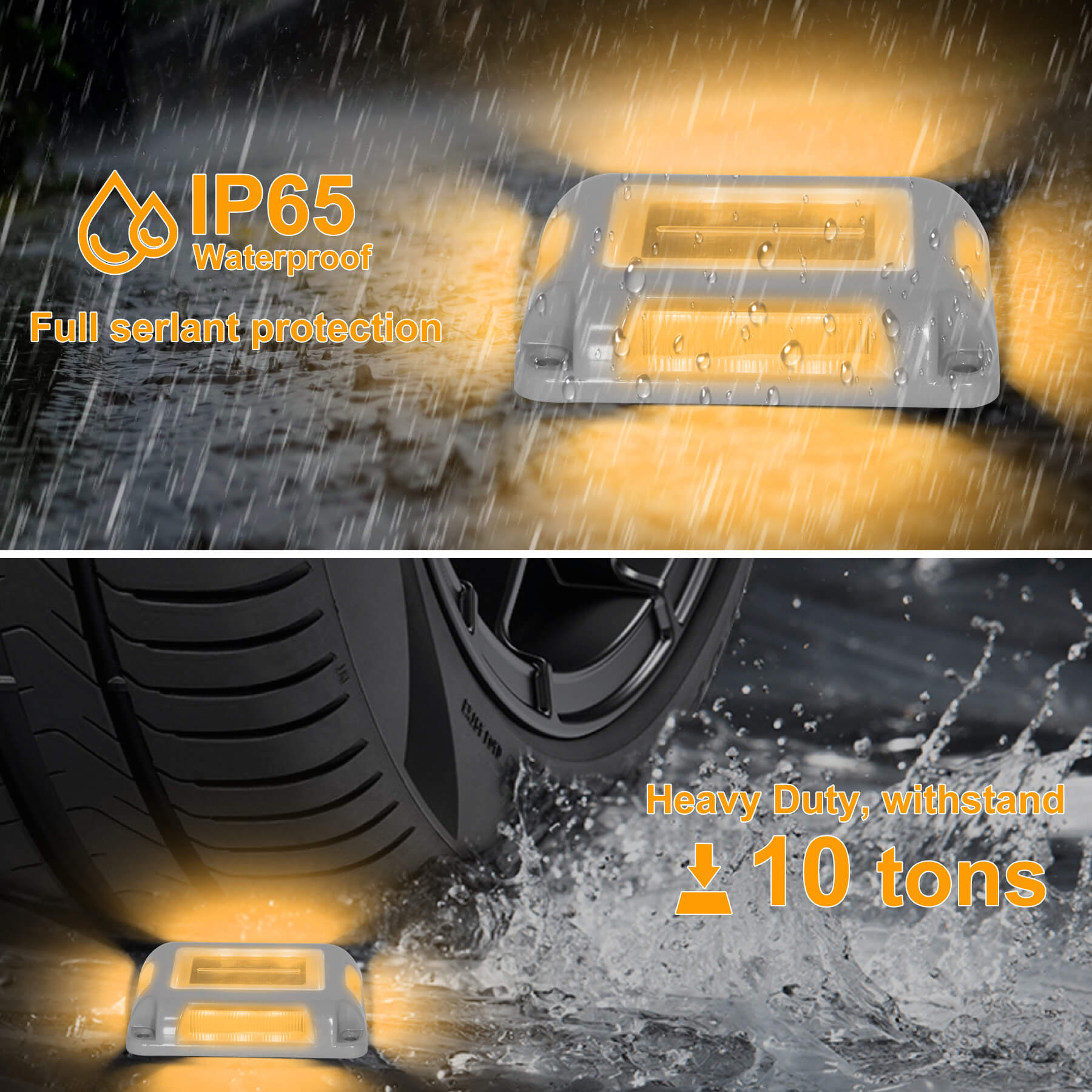 Solar Deck Lights | Road Markers Lights for Driveway | TSUN Lighting