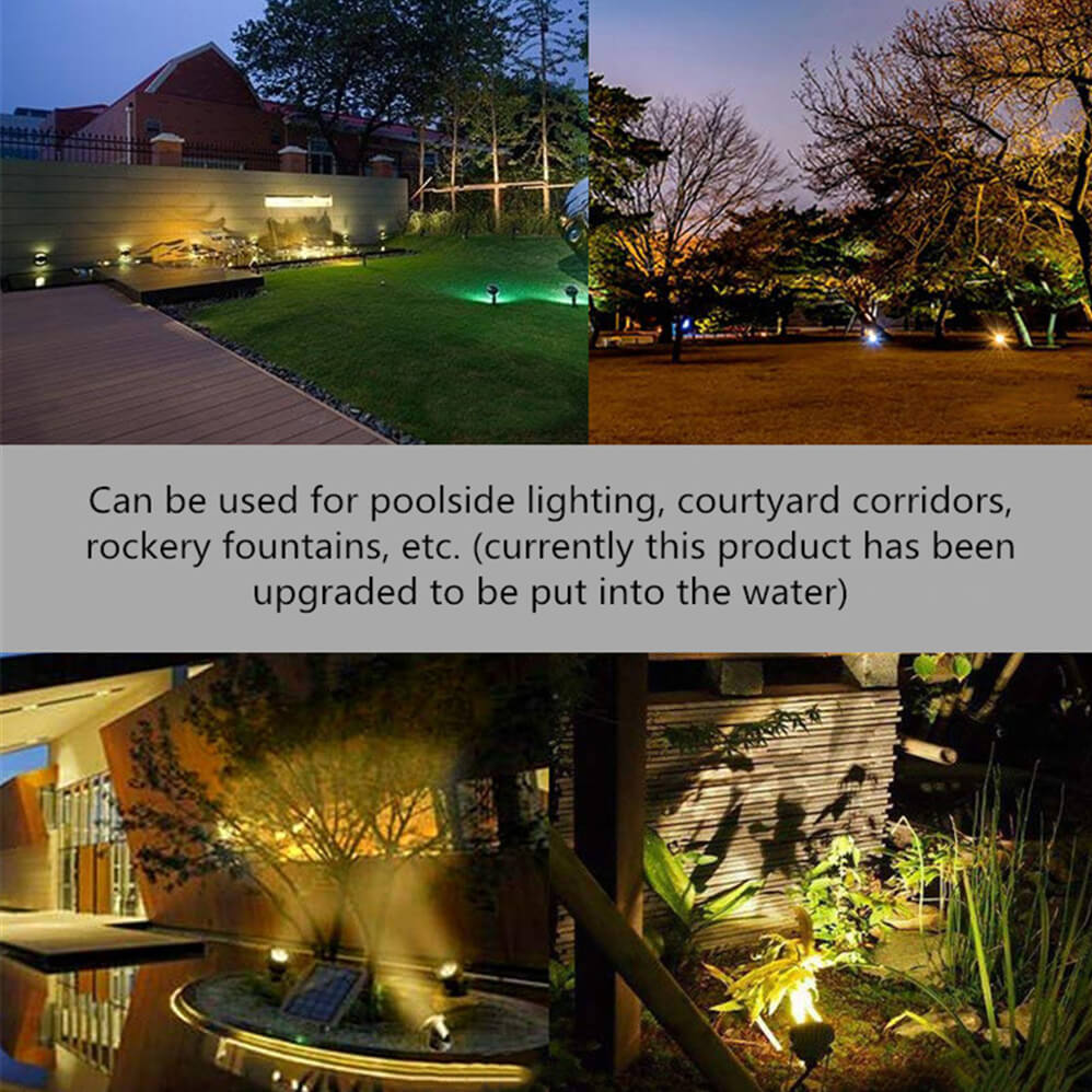 Can be used for poolside lighting, courtyard corridors, rockery fountains, etc. 
