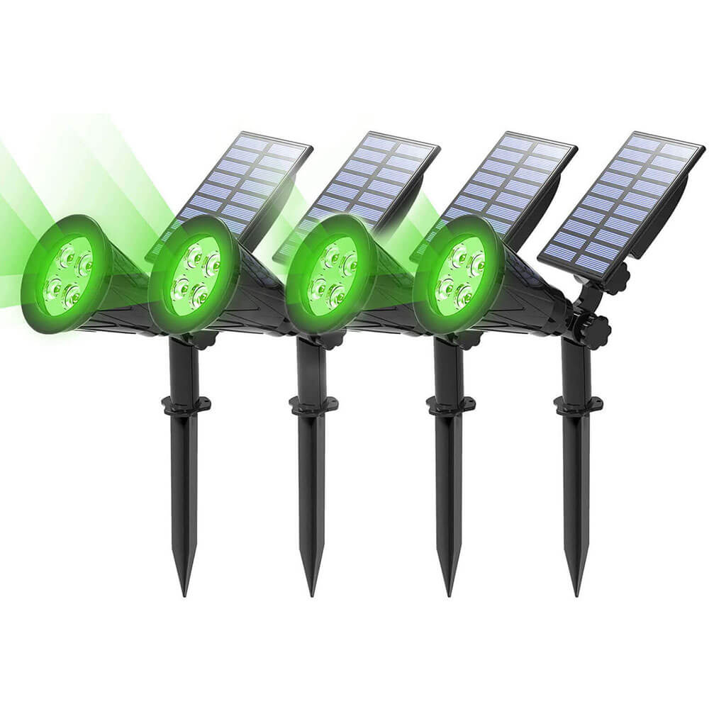 TSUN-green-4-leds-Outdoor-Solar-Spot-Lights-4-pack