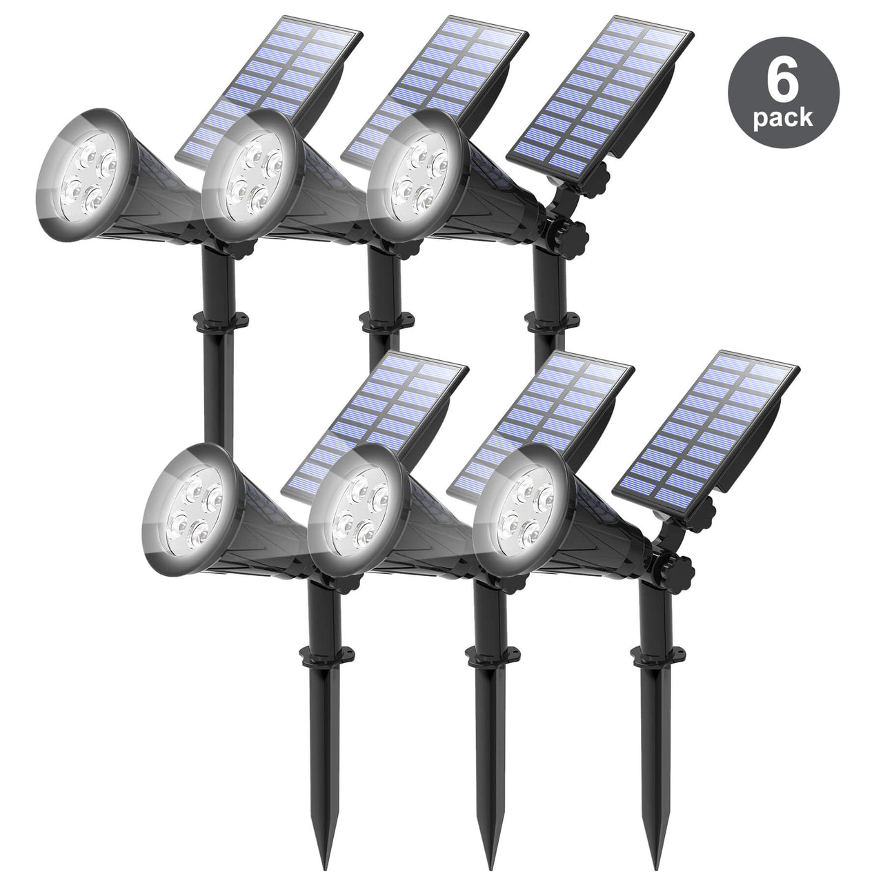 Solar Spotlight For Trees 6000K Landscape Tree Lighting TSUN