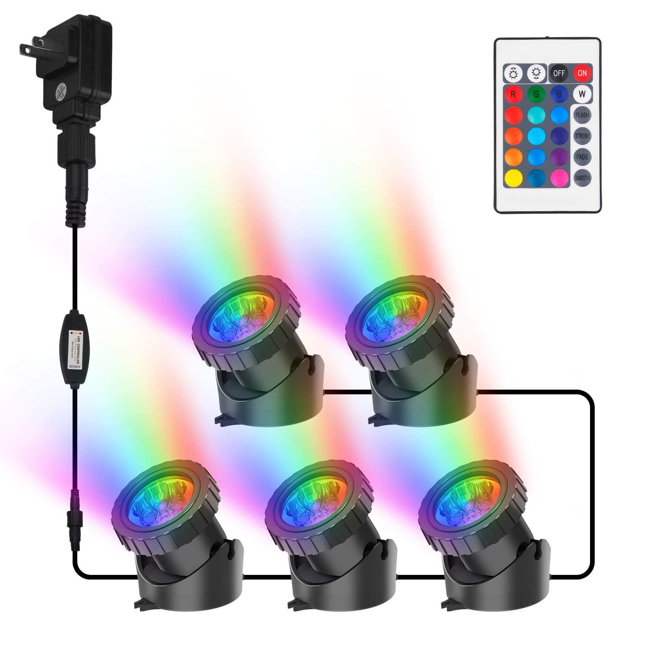 TSUN RGB LED Pond Lights