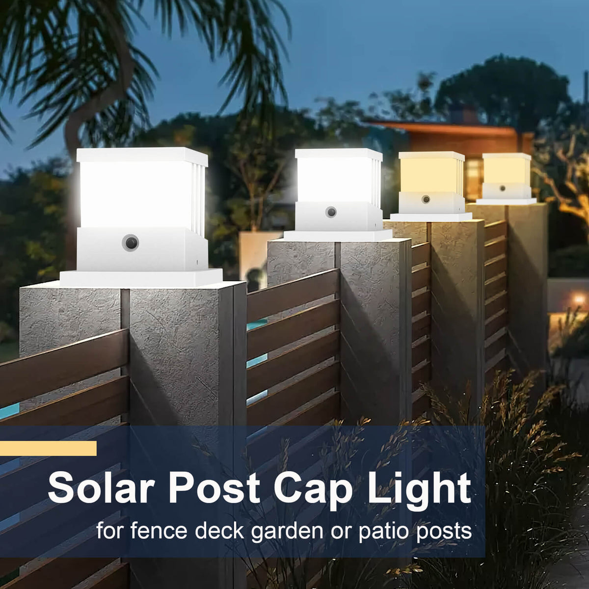 Solar Fence Post Lights | Solar Lights For Fost TSUN