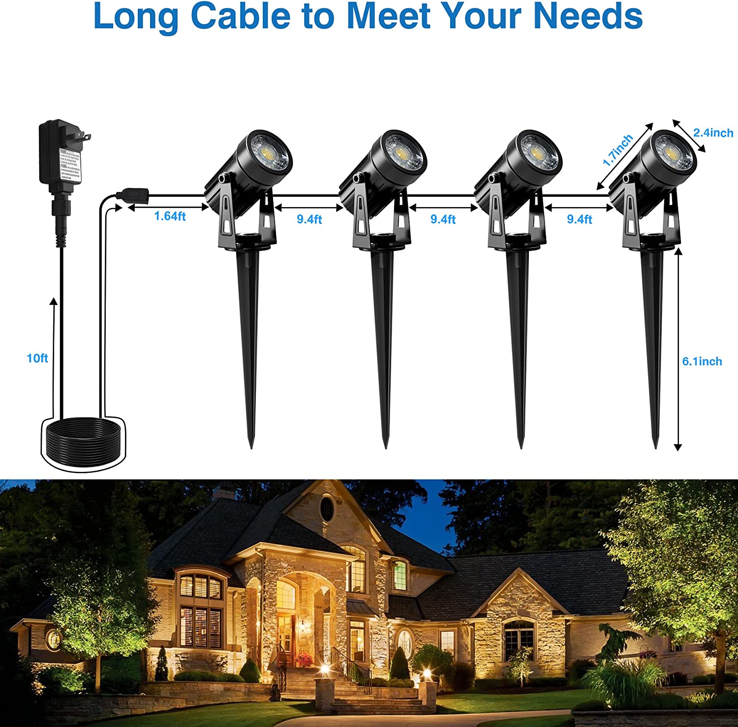 Low voltage gutter lights discount