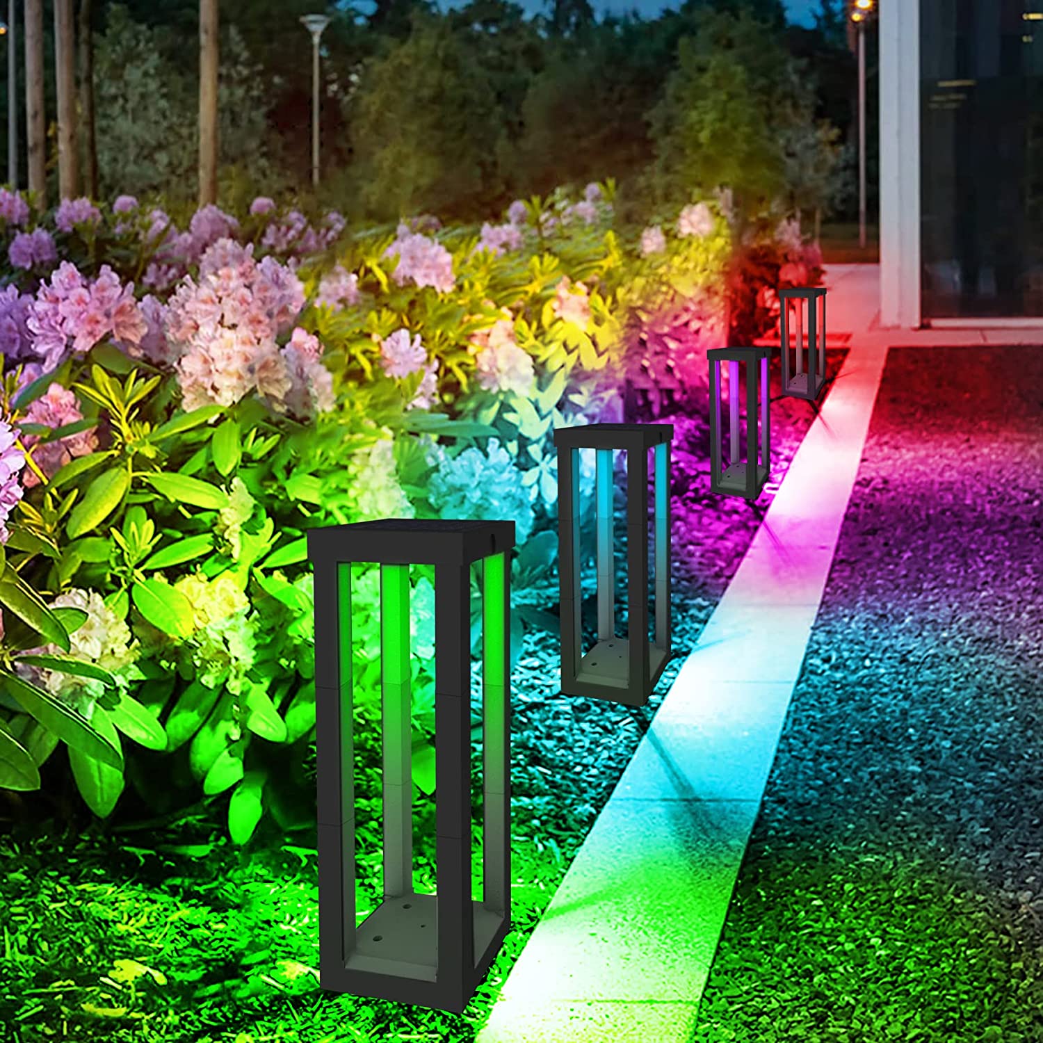 Solar powered floor lamp best sale