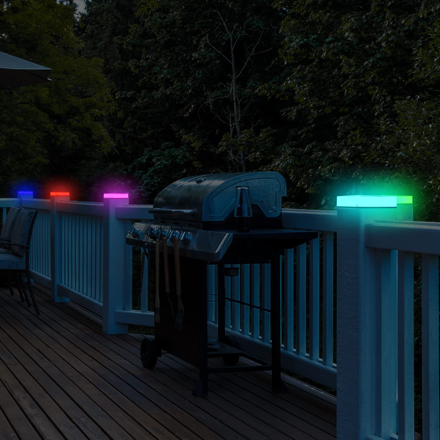 20 colour changing decking lights 2025