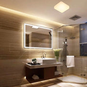 Square LED ceiling light for bathroom