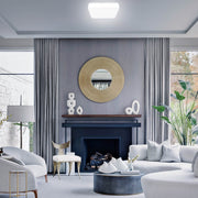 Square LED ceiling light for living room