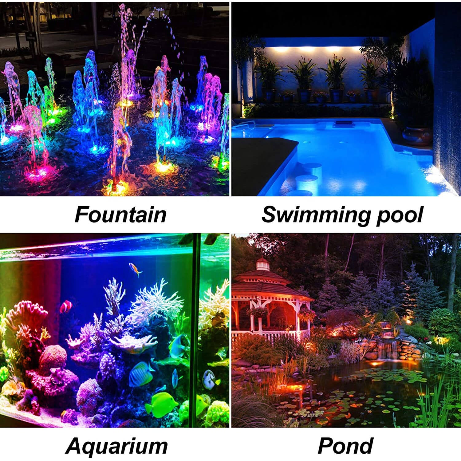 Submersible led pond lights
