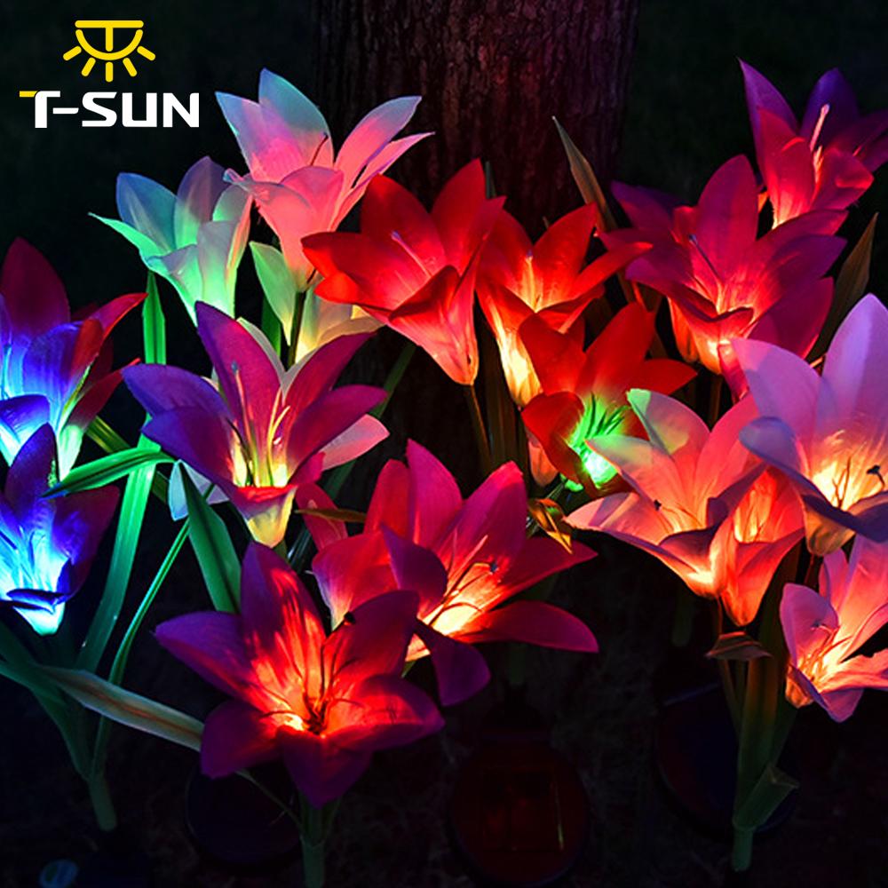 Solar Calla Flower Lights