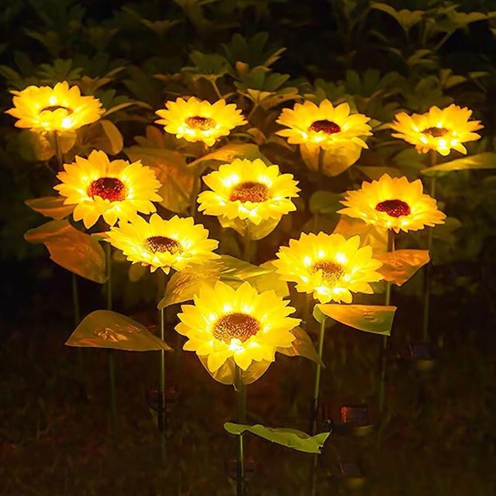 Sunflower Solar Stake Lights