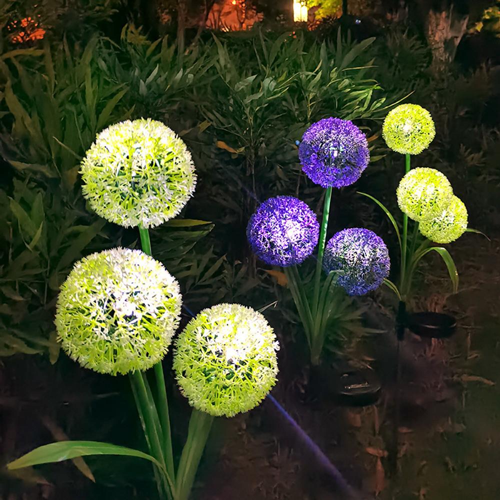 Solar Dandelion Flower Ball Light