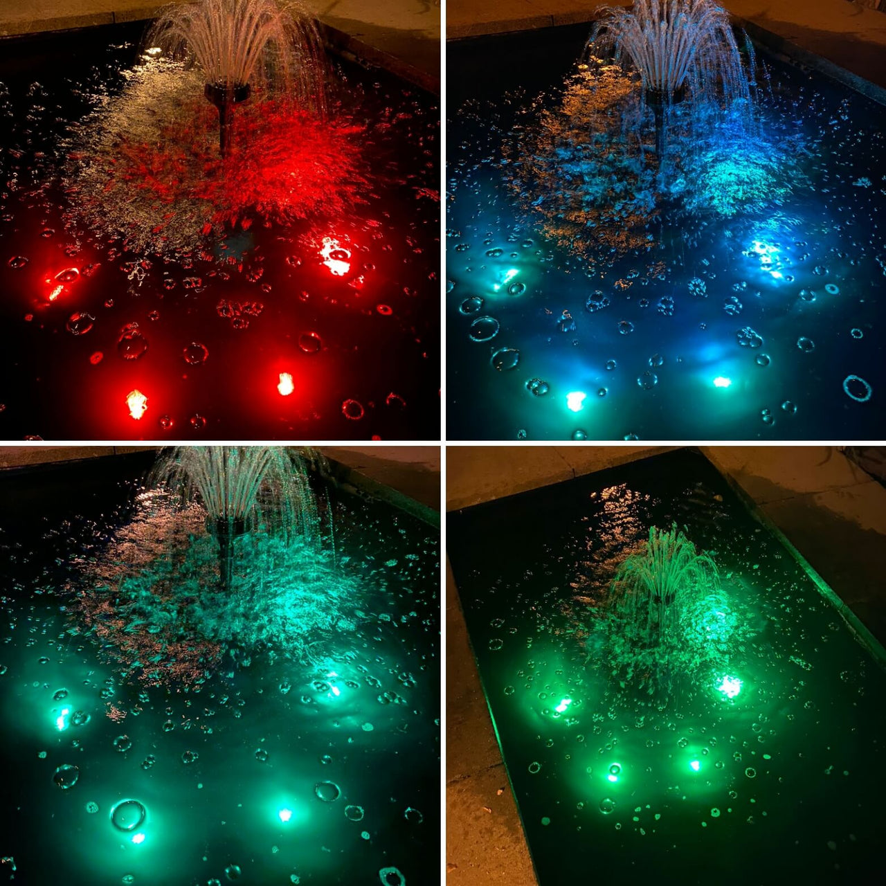 TSUN RGB Solar Powered Pond Lights
